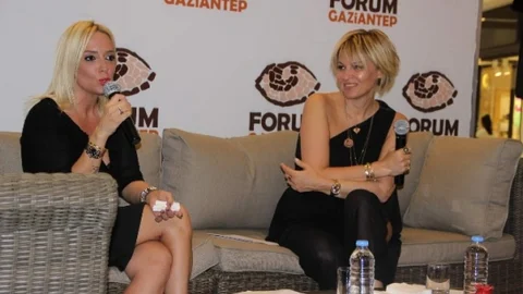 Ayşe Arman ve Saba Tümer Gaziantep'te Buluştu