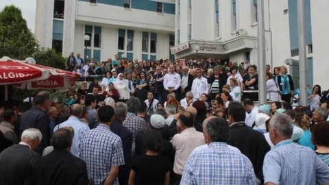 Ordu'da Doktorlar Eylem Yaptı