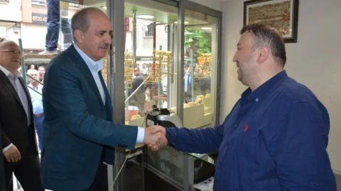 Numan Kurtulmuş Fatsa'da Esnaf Ziyaretinde Bulundu