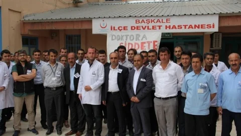 Samsun'da Doktorun Ölümü Protesto Edildi