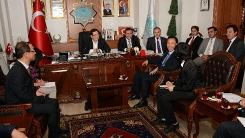 Aksaray'da Çin Büyükelçisinin Ziyareti