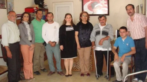 Burhaniye'de Engellilere Destek Ziyareti