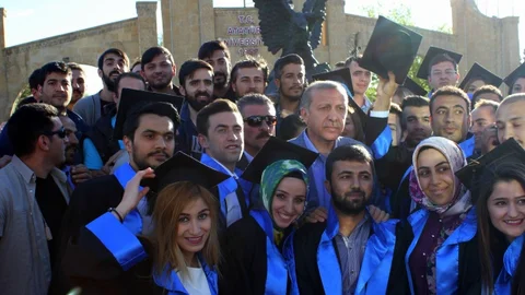 Erzurum'da Mezuniyet Anı