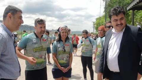 Balıkesir'de Bisikletli Balayı