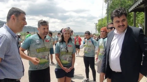 Balıkesir'de Bisikletli Balayı