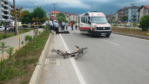 Bartın'da Bisiklet Kazası Alarmı