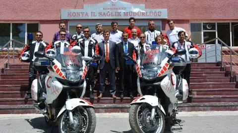 Konya'da Motorize Sağlık Ekibi