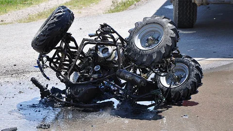 Sivas'ta ATV Yangını Olayı