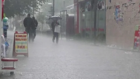 İç Anadolu'da Sağanak Yağışlar Etkili Olacak