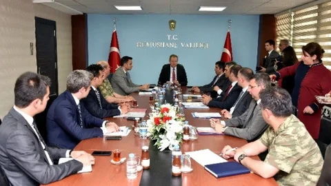 Gümüşhane'de Seçim Güvenliği Toplantısı Yapıldı