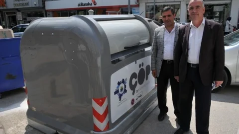İnegöl'de Yeni Çöp Konteynırları
