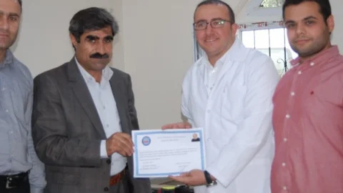 İdil'de Dr. Hamdi Küçük'e Teşekkür