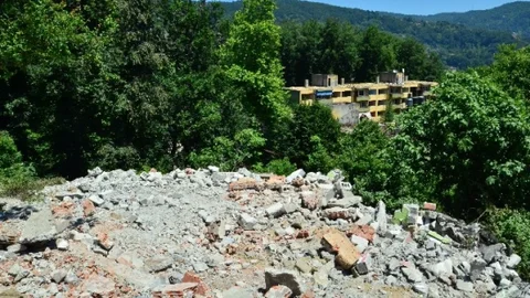 Zonguldak'ta Yıkım Çalışmaları İncelendi
