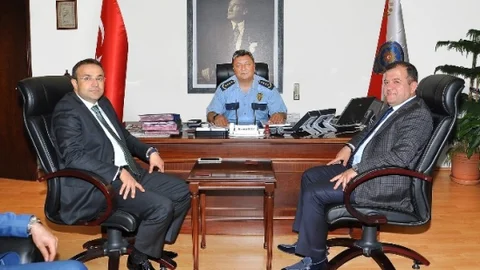 Çorum'da Emniyet Müdürü Ziyareti