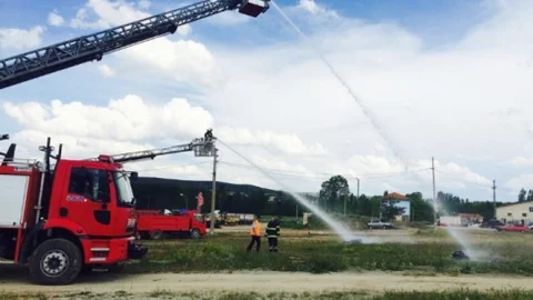 Hisarcık'ta Yangın Tatbikatı Yapıldı