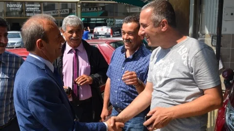 Bursa'da Otokoop'ta esnafla buluştu