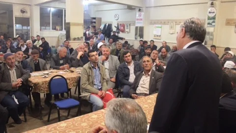 Ak Parti Erzurum Milletvekili adayı Yılmaz, Pasinler'de konuştu