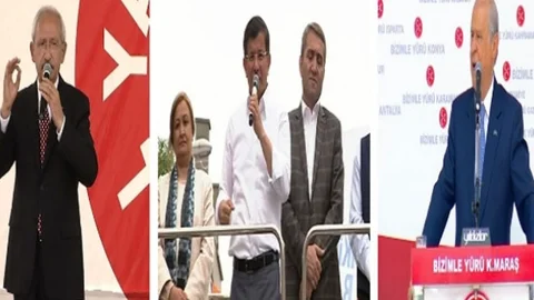 İstanbul, Tunceli ve Kahramanmaraş'ta siyasi liderler sahne aldı