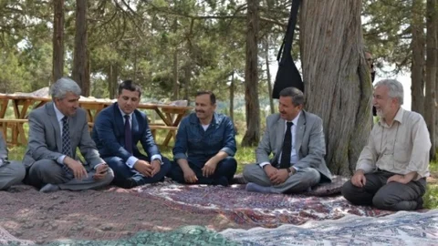 Kütahya'da Vali Yılmaz ve Başkan Yılmaz Köseler Köyü'nde buluştu