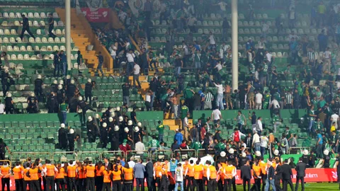 Bursaspor-Galatasaray final maçının ardından taraftarlar arasında çatışma çıktı