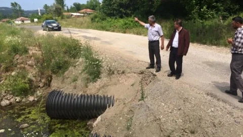 Çanakkale Lapseki'de köy yollarına menfez inşa edilecek