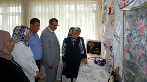 Mudanya'da el emeği sergisi