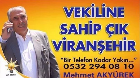 Viranşehir'de Akyürek'ten halkla doğrudan iletişim