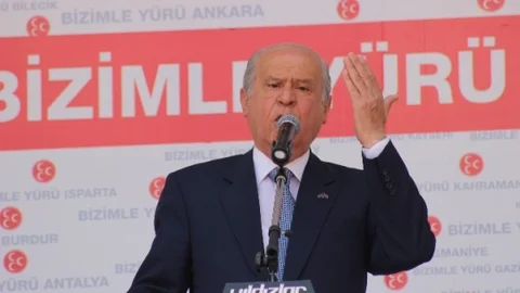 Kahramanmaraş'ta Mitingde Bahçeli'nin Erdoğan'a Sözleri