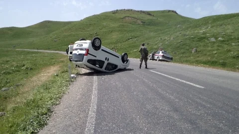 Muş'ta Varto'da trafik kazası
