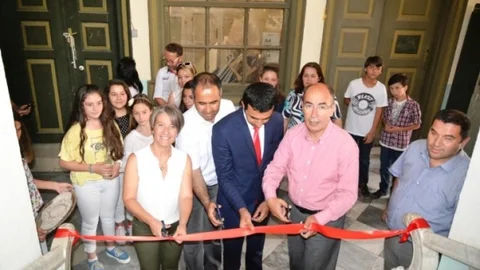 Ayvalık'ta Öğrencilerin Taş Sanatı Sergisi