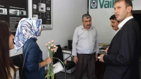 Siirt'te esnaf ziyareti