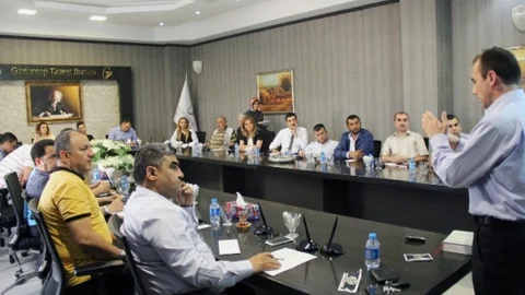 Gaziantep'te Ticaret Borsası'nda eğitim düzenlendi
