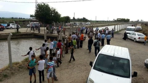 Aydın'da sulama kanalına giren çocuk akıntıya kapıldı
