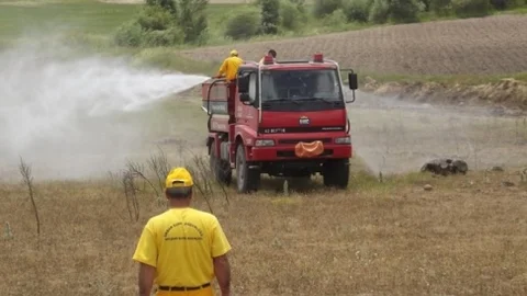 Konya Seydişehir'de çekirgeler için ilaçlama çalışmaları sürüyor