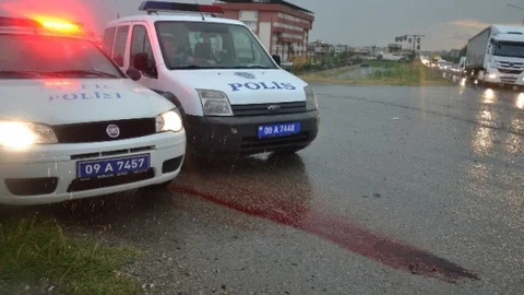 Aydın'da Yağmur Nedeniyle Kaza