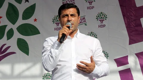 Erzurum'da HDP'nin Mitingi