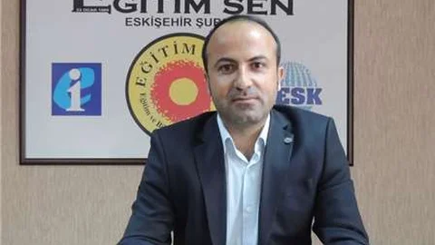 Eğitim-Sen Eskişehir Şube Başkanı, Cumhurbaşkanı Erdoğan'ın ziyaretinin duyurulmasını eleştirdi.