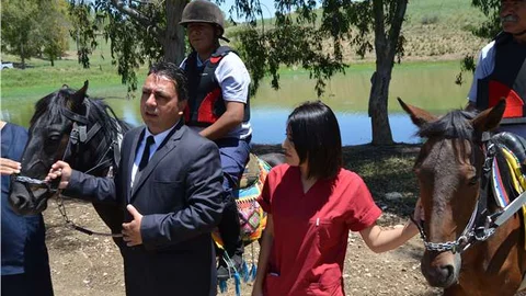 Adana'da seçim güvenliği için atlı kurtarma timi oluşturuldu.