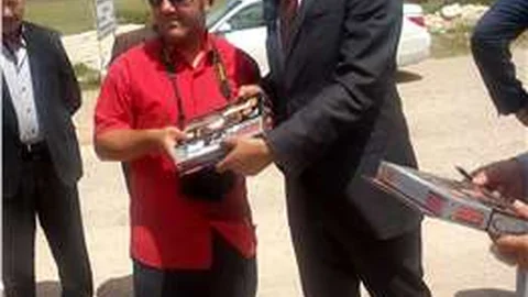 Aksaray'da Tren Projesi İçin Oyuncak Tren Hediye Edildi