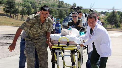 Tunceli'den Elazığ'a Kalp Krizi Hastası