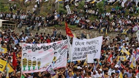 Bitlis'te HDP Eş Genel Başkanı Selahattin Demirtaş miting yaptı
