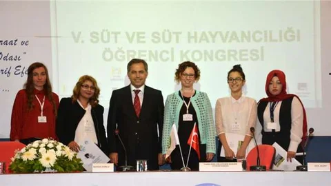 Bursa'da 5. Süt ve Süt Hayvancılığı Öğrenci Kongresi yapıldı
