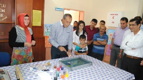 Gölbaşı'nda yıl sonu sergileri açıldı