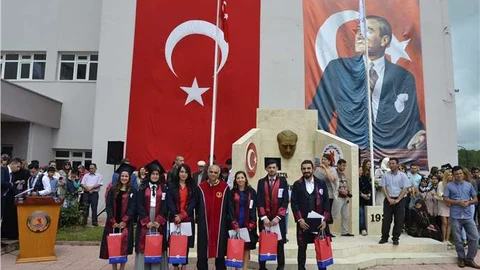 Samsun'da Mezuniyet Töreni