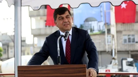 Gaziantep'te yeni caminin temeli dualarla atıldı