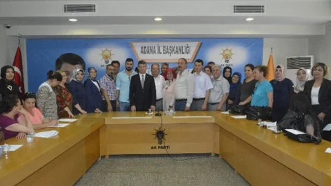 Çukurova'da AK Parti'ye yeni katılımlar gerçekleşti