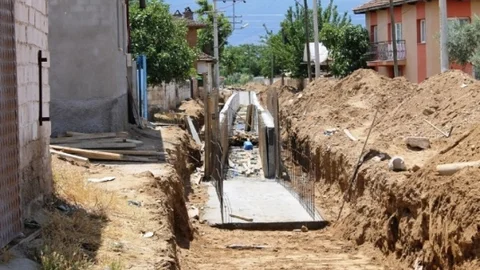 Çaylı Mahallesi'nde taşkın riskine karşı DSİ harekete geçti