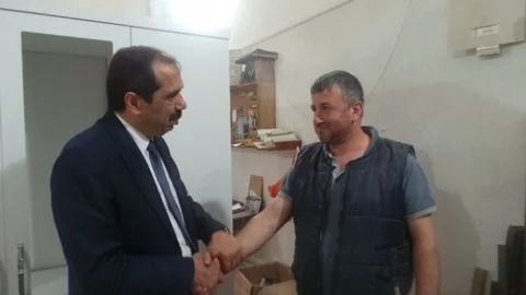 AK Parti Trabzon Milletvekili adayı Muhammet Balta, seçim çalışmalarını sürdürüyor.