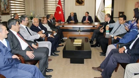 Gaziantep'te Maliye Bakanı Mehmet Şimşek GTB'yi ziyaret etti