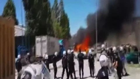 Erzurum'da HDP mitingi sonrası olaylar